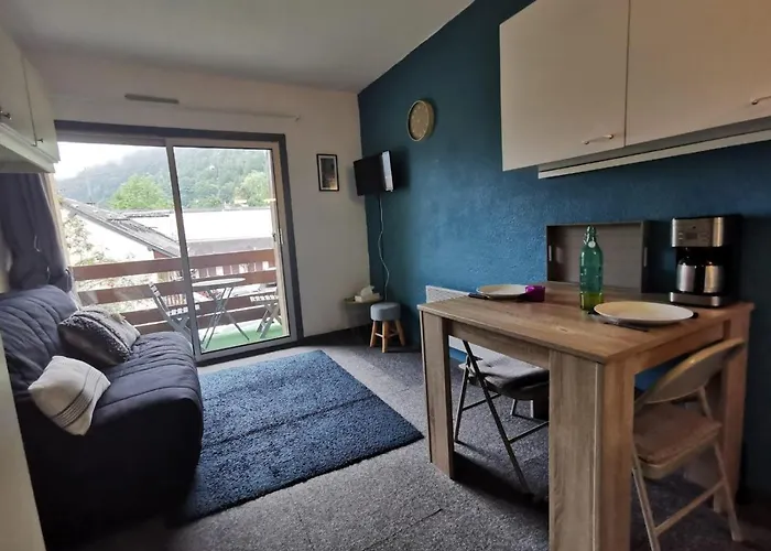 Joli Studio Vue Sur Les Montagnes Avec Balcon